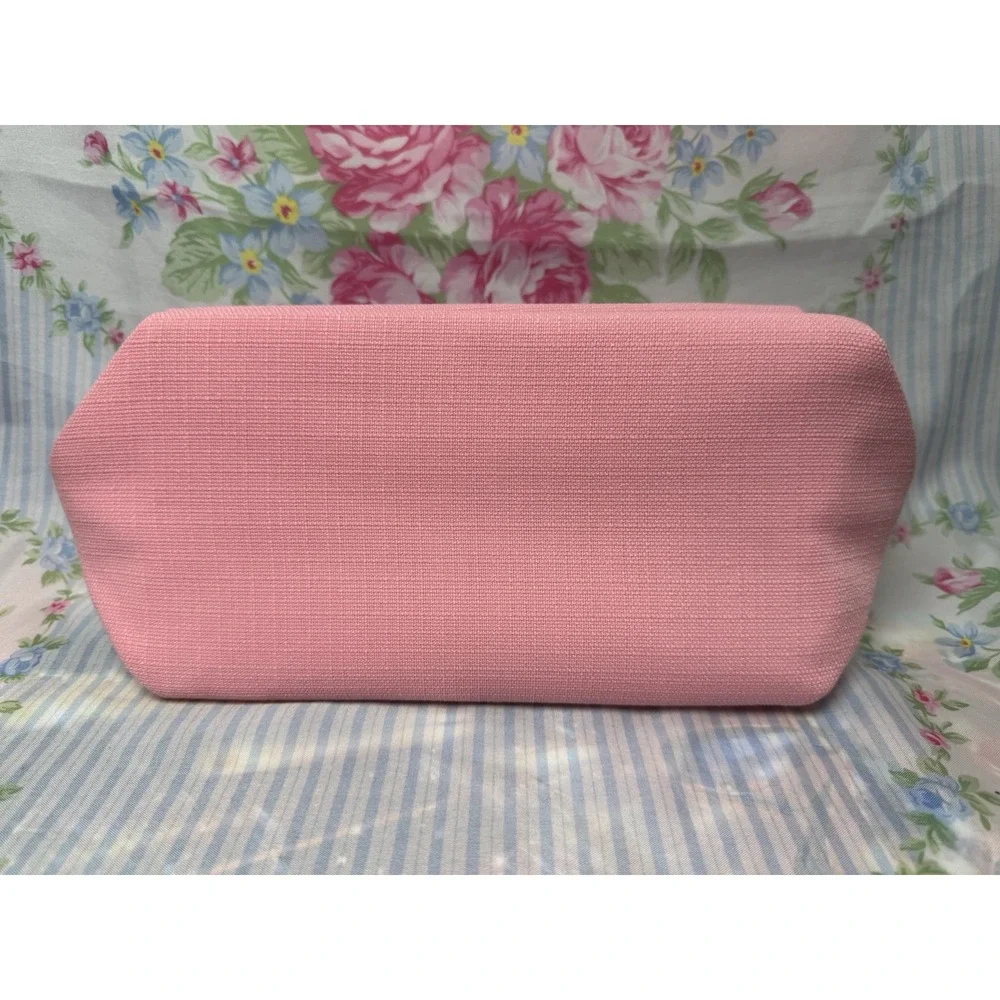 Lancôme Pink Makeup‎ Cosmetic Bag Zip Pouch Travel Toiletry 5x12